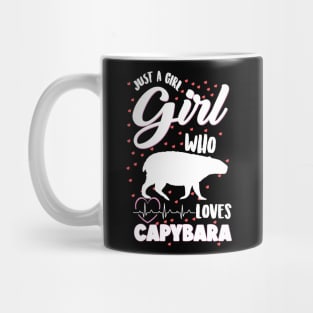 Capybara Girl Mug